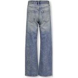 ONLY kids meisjes Spijkerbroek HOPE Medium Blue Denim Wide Leg Fit