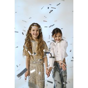 ONLY kids meisjes Spijkerbroek HOPE Medium Blue Denim Wide Leg Fit