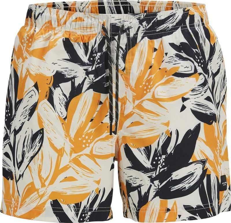 JACK&JONES - JPSTMAUI JJSWIM FLOWER AOP AKM - Zwembroek - Multicolor - Polyester
