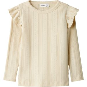 Name it Nmfjulia Ls Slim Top Noos Meisjes Top - Summer Sand