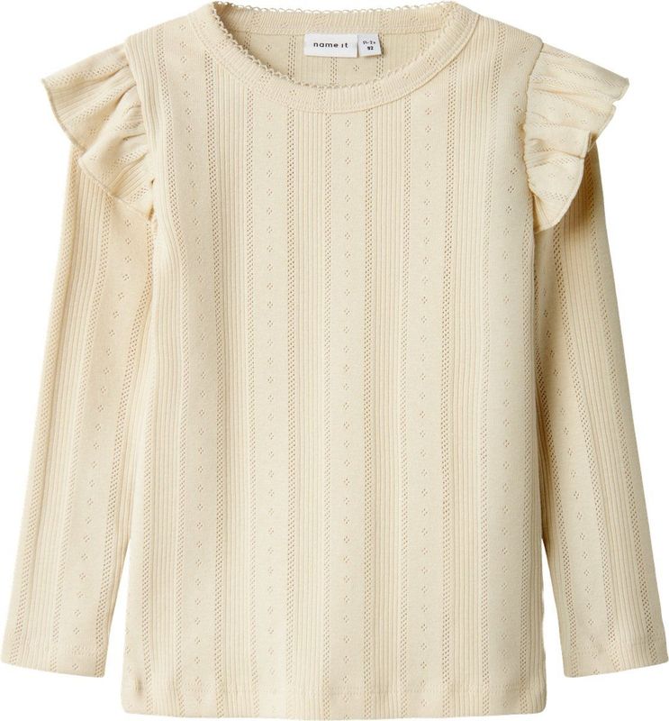 Needle Drop - T-shirt - Roze - Katoen - Lange Mouwen