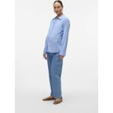 MAMALICIOUS zwangerschaps blouse blauw