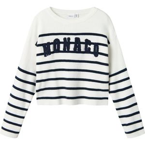 Gebreide Trui - Boxy Fit - Ronde Hals - Lange Mouwen - Kort