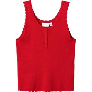 NAME IT - NKFFILISA - Gebreide Top - Mouwloos - V-Hals - Meisjes