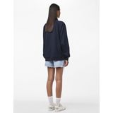 Sweatshirt - Geborsteld Effect - Hoge Hals - Lange Mouwen - Regular Fit - 50% Katoen, 50% Gerecycled Polyester