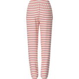 Pieces - Chilli Straight Stripe - Sweatbroek - Rood, Wit - Hoge Taille