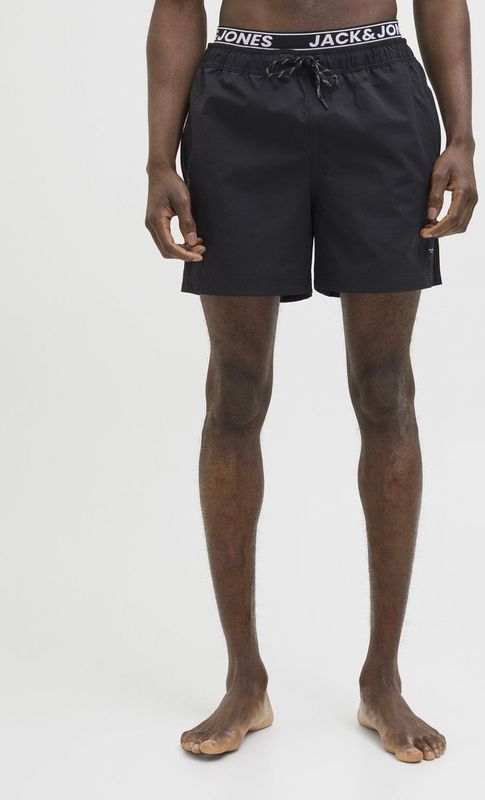 WATTS - Mini Logo - Zwemshort - Blauw - Quick Dry - Met Binnenbroek