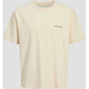 JACK&JONES ORIGINALS - T-Shirt - Beige - Katoen