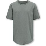 ONLY & SONS JUNIOR - T-shirt - Zwart - Katoen