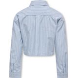 Jacqueline de Yong - Blouse - Blauw - 100% Katoen