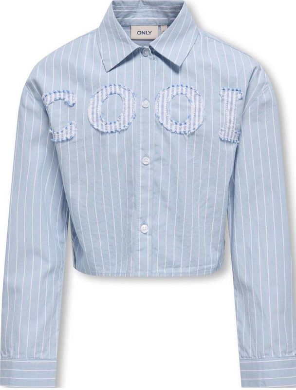 Jacqueline de Yong - Blouse - Blauw - 100% Katoen