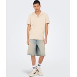 Onscarl - Mid Rise Baggy Fit - Denim Shorts - Vintage Wassing