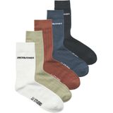Jack & Jones - JACJJSTUDIO - Enkelsokken - 5-Pack - Zacht en Ademend