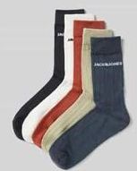 Jack & Jones - JACJJSTUDIO - Enkelsokken - 5-Pack - Zacht en Ademend