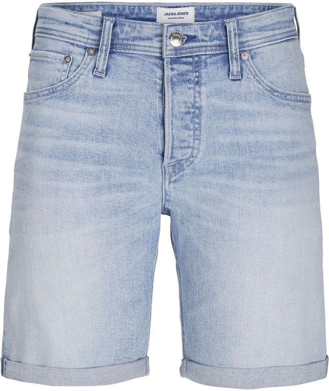 JACK&JONES JJIRICK JJIORIGINAL SHORTS - Blue Denim - Regular Fit - Mid Rise
