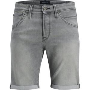 Jack en Jones - Grey Denim Short - Grijs - Katoen/Polyester