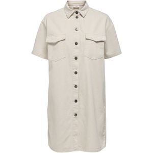 JDY - JDYDAKOTA - Jurk - Mini - Dames - 2/4 Mouwen - Overhemdkraag