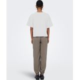 Onlterza - T-shirts - O-hals - Korte Mouwen - Glitterdetail - Cropped Fit