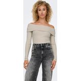Only - Onlpiper l s Off Shoulder Top Jrs - Dames - Blouses