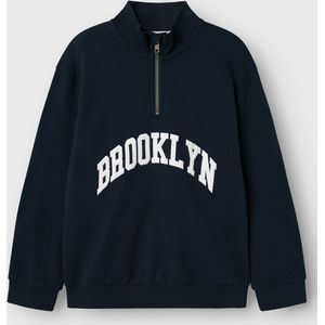 Name it - Nkmstyn Ls Nreg Sweat Bru - Jongens - Sweaters