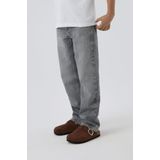 Jeans - Straight-fit - Denim - Blauw - Verstelbare Taille