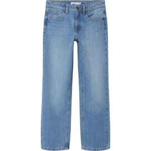 Jeans - Straight-fit - Blauw - Denim - Verstelbare Taille