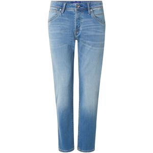 Jeans - Blue Denim - Riemlussen - Steekzakken - Achterzakken - Ritssluiting