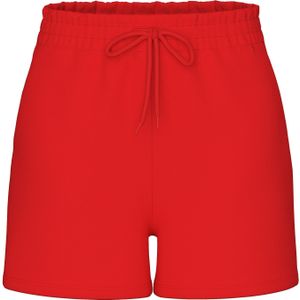 PIECES - PCChilli - Broek - Rood - High Waist - Korte Lengte