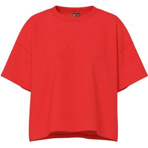 Sweater - Effen - Sweatstof - Ronde Hals - Halve Mouw - Wijde Pasvorm