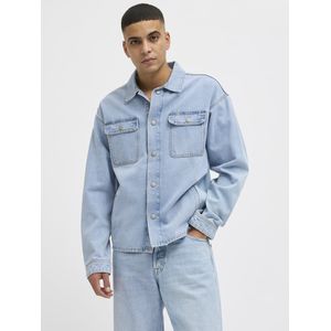 Overshirt - Denim - Katoen - Losse Pasvorm - Lange Mouwen