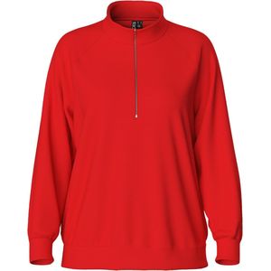 Pieces - Pcchilli Ls Half Zip Sweat Noos Bc - Dames - Sweaters