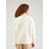 Sweatshirt - PCCHILLI - Effen - Geribd Ceintuurtje - Halve Rits - Gerecycled Materiaal