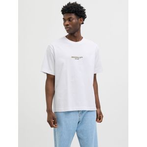 T-shirt - Ronde Hals - Korte Mouwen - Rubberen Print - Loose Fit