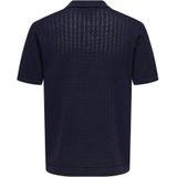 Onsmoon - Gebreide Polo - Korte Mouwen - Regular Fit