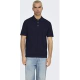 Onsmoon - Gebreide Polo - Korte Mouwen - Regular Fit