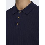 Onsmoon - Gebreide Polo - Korte Mouwen - Regular Fit