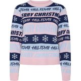 Pieces - PCHOLLI XMAS - Gebreide Trui - Rood - 100% Acryl