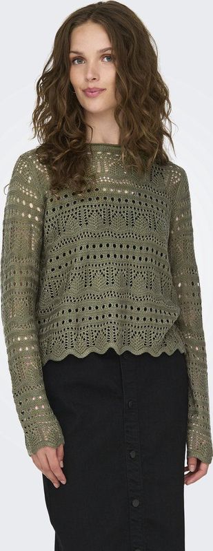 Jacqueline de Yong Trui Jdysun Lay Boatneck Pullov. Knt 15287384 Ivy Green Dames