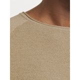 Gebreide Trui - Geel - 50% Katoen, 50% Biologisch Katoen