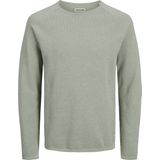 Jack & Jones - Trui - Groen - 100% Katoen - Strak Getailleerd