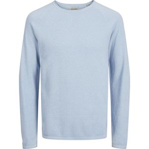 Jack & Jones Trui Jjehill Knit Crew Neck Noos 12157321 Cashmere Blue/twist Mannen