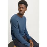 JACK & JONES Hill Knit Crew Neck - Pullover - Lichtblauw Melange - Katoen