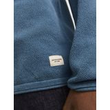 JACK & JONES Hill Knit Crew Neck - Pullover - Lichtblauw Melange - Katoen