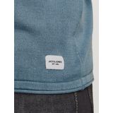 Gebreide Trui - Lichtgrijs - 100% Katoen - Ronde Hals