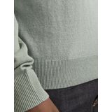 Pullover - Groen - 60% Katoen 20% Nylon 20% Viscose - Lange Mouw