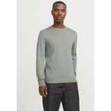 Pullover - Groen - 60% Katoen 20% Nylon 20% Viscose - Lange Mouw