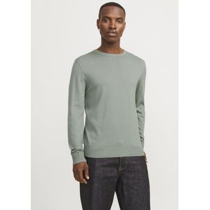 Pullover - Groen - 60% Katoen 20% Nylon 20% Viscose - Lange Mouw