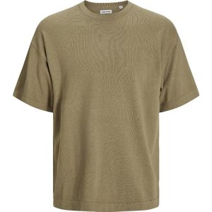 Jack & Jones JJEEMIL Knit Tee SS SN, koriander, S