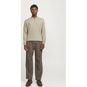 Jack Jones - Jjeemil Knit Polo Half Zip Ls Noos - Heren - Gebreide Truien