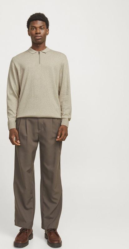 Polo - Relaxed Fit - Blauw - 60% Katoen, 20% Viscose, 20% Nylon